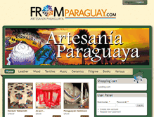 Tablet Screenshot of fromparaguay.com